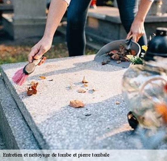Entretien et nettoyage de tombe et pierre tombale
