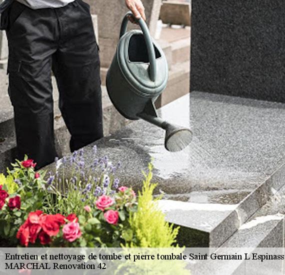 Entretien et nettoyage de tombe et pierre tombale